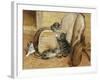 Kittens Playing-Frank Paton-Framed Giclee Print