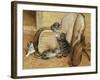 Kittens Playing-Frank Paton-Framed Giclee Print