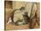 Kittens Playing-Frank Paton-Stretched Canvas