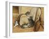 Kittens Playing-Frank Paton-Framed Giclee Print