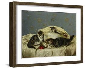 Kittens Up to Mischief-Horatio Henry Couldery-Framed Giclee Print