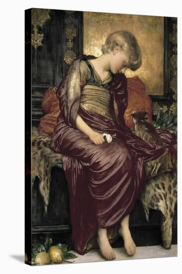 Kittens-Lord Frederic Leighton-Stretched Canvas