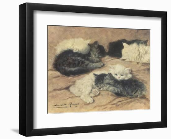 Kittens-Henriette Ronner-Knip-Framed Giclee Print