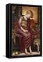 Kittens-Frederick Leighton-Framed Stretched Canvas
