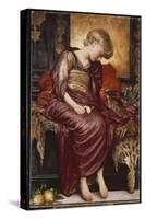 Kittens-Frederick Leighton-Stretched Canvas