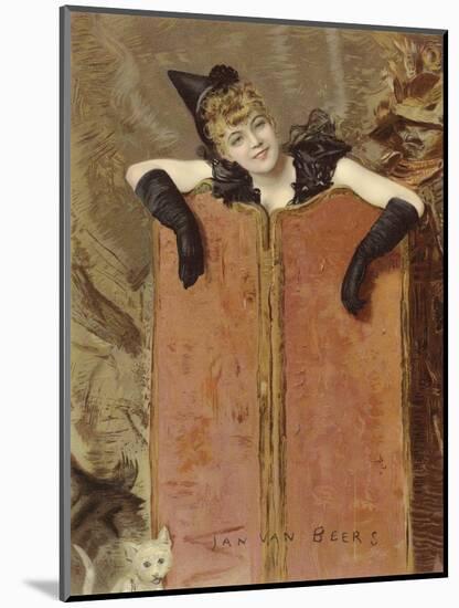 Kittens-Jan van Beers-Mounted Giclee Print