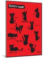 Kitties Rock-Emily the Strange-Mounted Poster