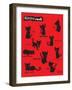 Kitties Rock-Emily the Strange-Framed Premium Giclee Print