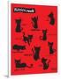 Kitties Rock-Emily the Strange-Framed Premium Giclee Print