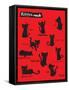 Kitties Rock-Emily the Strange-Framed Stretched Canvas