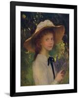 'Kitty',1902, (c1932)-George Clausen-Framed Giclee Print