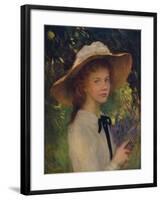 'Kitty',1902, (c1932)-George Clausen-Framed Giclee Print