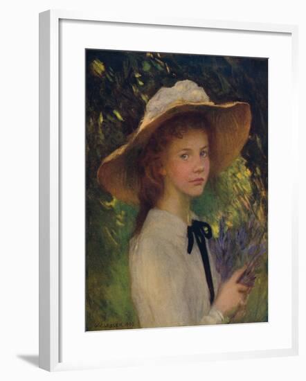 'Kitty',1902, (c1932)-George Clausen-Framed Giclee Print