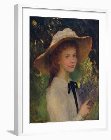'Kitty',1902, (c1932)-George Clausen-Framed Giclee Print