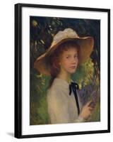 'Kitty',1902, (c1932)-George Clausen-Framed Giclee Print