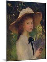 'Kitty',1902, (c1932)-George Clausen-Mounted Giclee Print