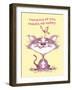 Kitty and Butterfly-Nate Owens-Framed Giclee Print