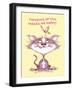 Kitty and Butterfly-Nate Owens-Framed Giclee Print