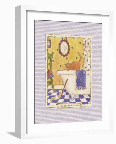 Kitty Baignoire-Sudi Mccollum-Framed Art Print