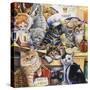 Kitty Bakery-Jenny Newland-Stretched Canvas