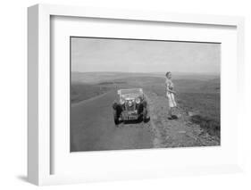 Kitty Brunell and her MG Magna at the RSAC Scottish Rally, 1932-Bill Brunell-Framed Photographic Print