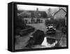 Kitty Brunell at the Wheel of a Ford Model A, Winsford, Somerset, 1930-null-Framed Stretched Canvas