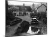 Kitty Brunell at the Wheel of a Ford Model A, Winsford, Somerset, 1930-null-Mounted Photographic Print