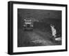 Kitty Brunell road testing a Standard Little Twelve saloon, c1932-Bill Brunell-Framed Photographic Print