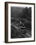 Kitty Brunell road testing a Standard Little Twelve saloon, c1932-Bill Brunell-Framed Photographic Print