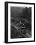 Kitty Brunell road testing a Standard Little Twelve saloon, c1932-Bill Brunell-Framed Photographic Print