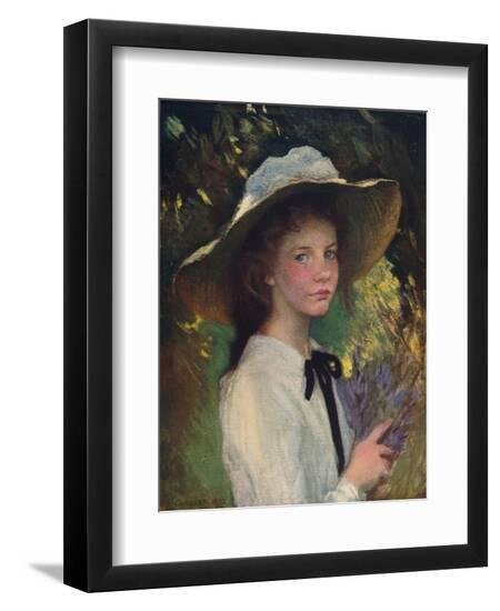 'Kitty', c1915-George Clausen-Framed Giclee Print