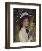 'Kitty', c1915-George Clausen-Framed Giclee Print