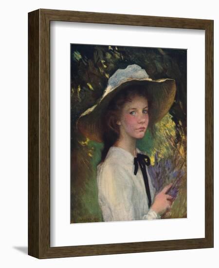 'Kitty', c1915-George Clausen-Framed Giclee Print