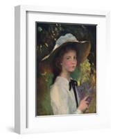 'Kitty', c1915-George Clausen-Framed Giclee Print