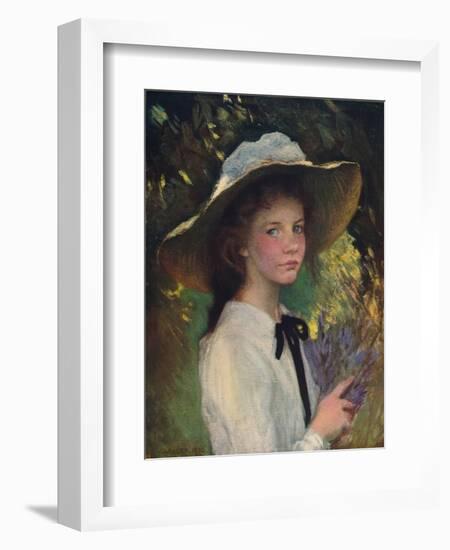 'Kitty', c1915-George Clausen-Framed Giclee Print