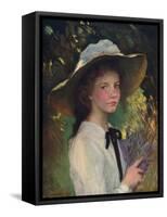 'Kitty', c1915-George Clausen-Framed Stretched Canvas