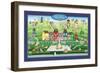 Kitty Cat Village-Andi Metz-Framed Art Print