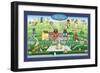 Kitty Cat Village-Andi Metz-Framed Art Print