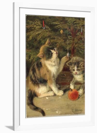 Kitty Cats-Vintage Apple Collection-Framed Giclee Print