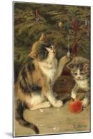 Kitty Cats-Vintage Apple Collection-Mounted Giclee Print