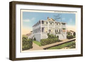 Kitty Cottage, Wrightsville Beach, North Carolina-null-Framed Art Print