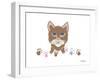 Kitty Footprints-Sartoris ART-Framed Giclee Print