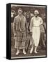 Kitty Godfree and Suzanne Lenglen-null-Framed Stretched Canvas