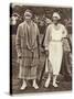 Kitty Godfree and Suzanne Lenglen-null-Stretched Canvas