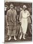 Kitty Godfree and Suzanne Lenglen-null-Mounted Photographic Print