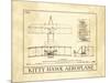 Kitty Hawk Aeroplane-null-Mounted Art Print