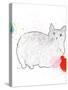 Kitty in Repose-Niya Christine-Stretched Canvas
