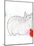 Kitty in Repose-Niya Christine-Mounted Art Print