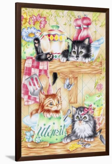 Kitty Kitchen-Karen Middleton-Framed Giclee Print