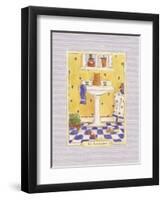 Kitty Lavabo-Sudi Mccollum-Framed Art Print